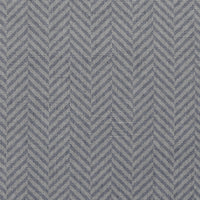 Hugo Ash Curtain fabric, Herringbone pattern. Linen Cotton Mix