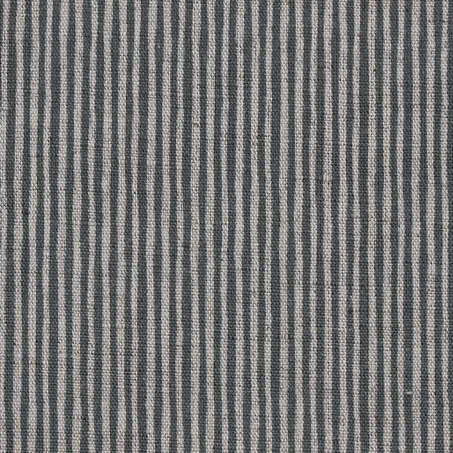 Laila Ash - Curtain fabric with Grey stripes