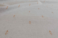 Asli Gold Ochra - Natural fabric with classical Yellow Orange pattern