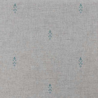 Asli Jade Mist - Natural fabric with classical Green-Blue pattern