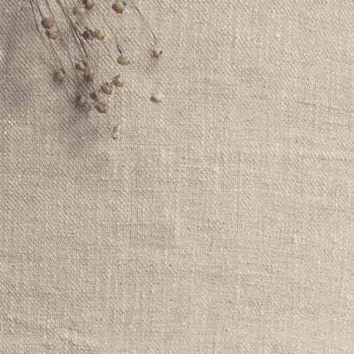 Astrid - Natural curtain fabric, perfect for roman blinds, linen curtains. Close-up shot of the material.