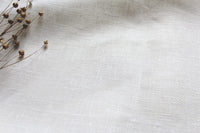 Astrid White - Linen Fabric