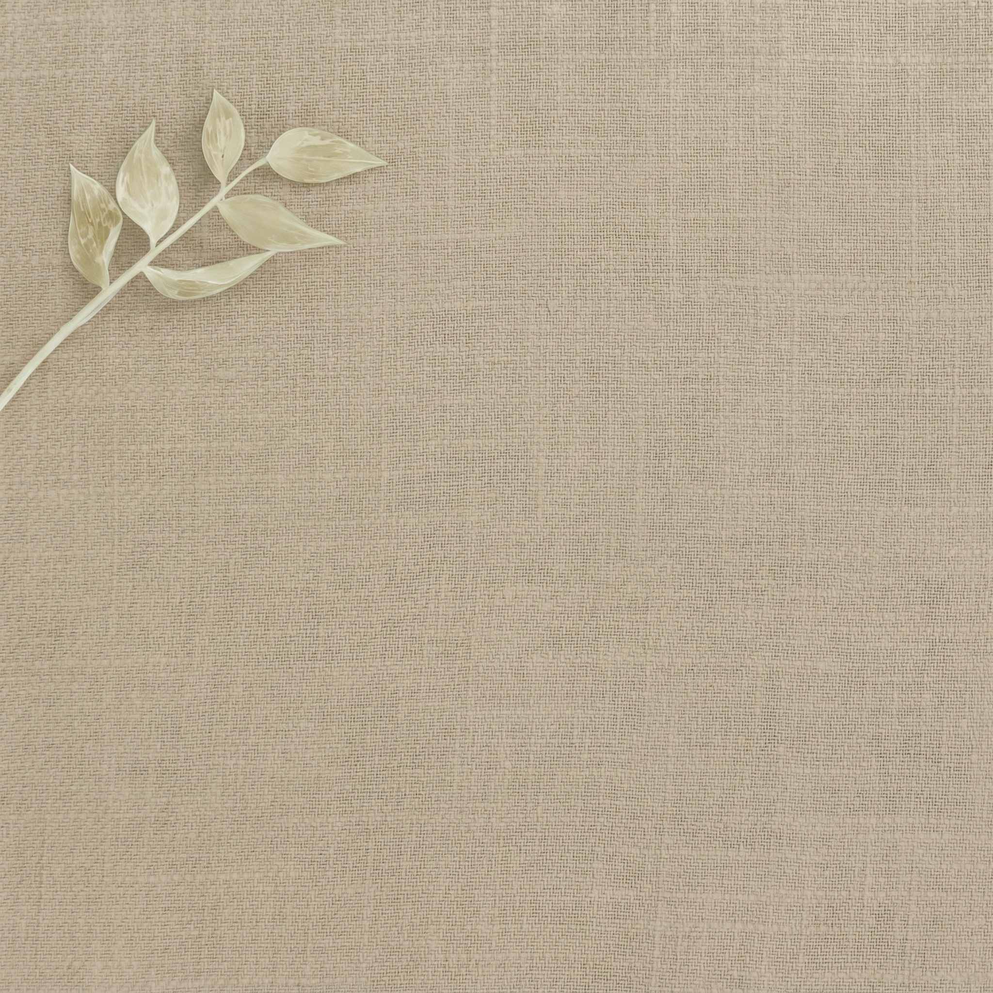 Beige Linen Cotton fabric. Very soft. Enni Dusk Beige by Ada & Ina