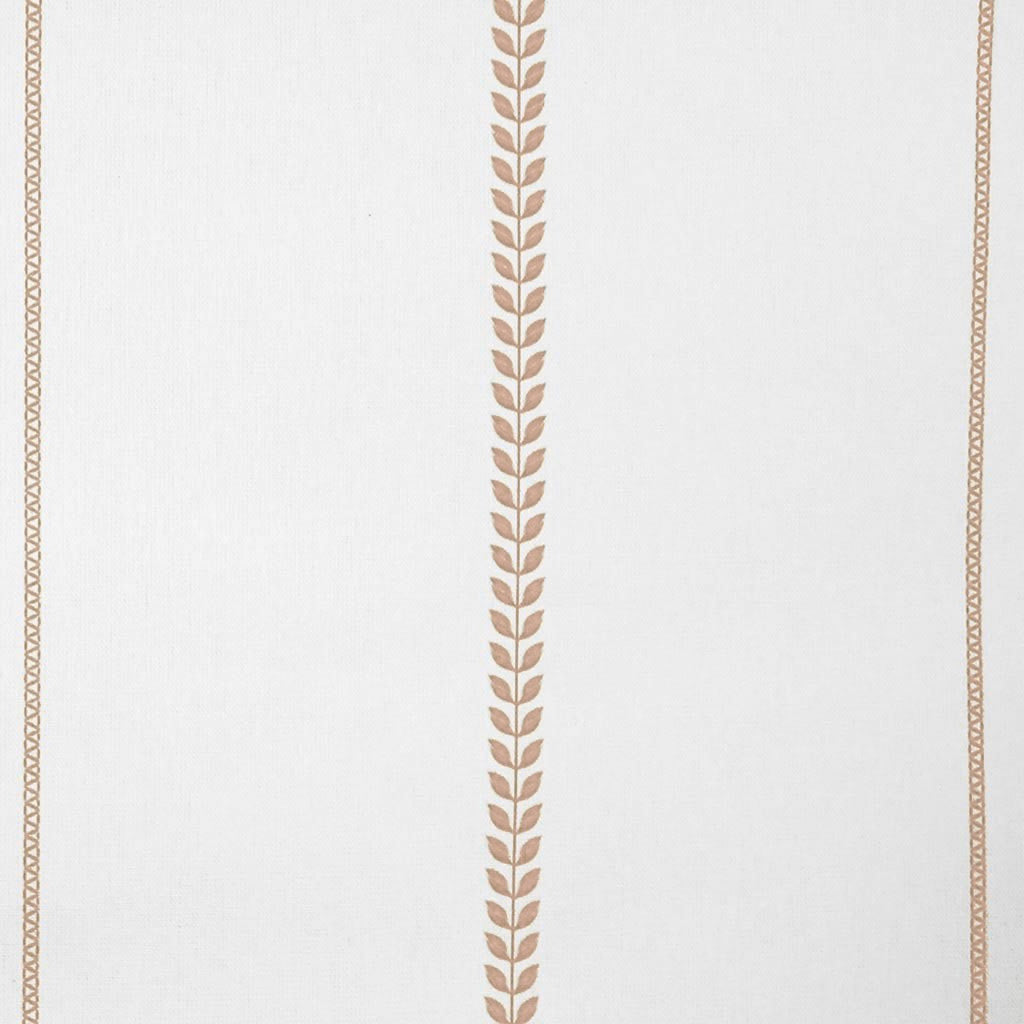 Berit Pastel Brown- curtain fabric with Light Brown striped print