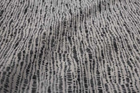 Dora Noir- Fabric for curtains, Black Print