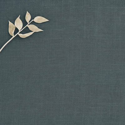 Blue Linen Cotton fabric. Very soft. Enni Marine by Ada & Ina