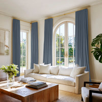 Blue Cotton Curtains Lifestyle shot