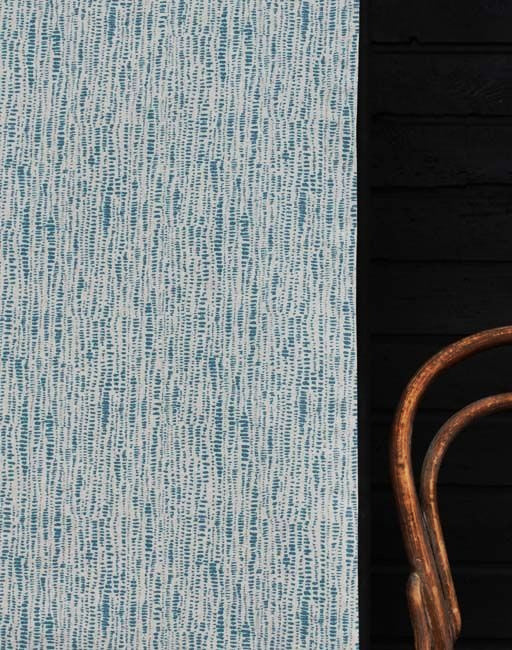 Dora Blue Stone - Fabric for curtains, Blue