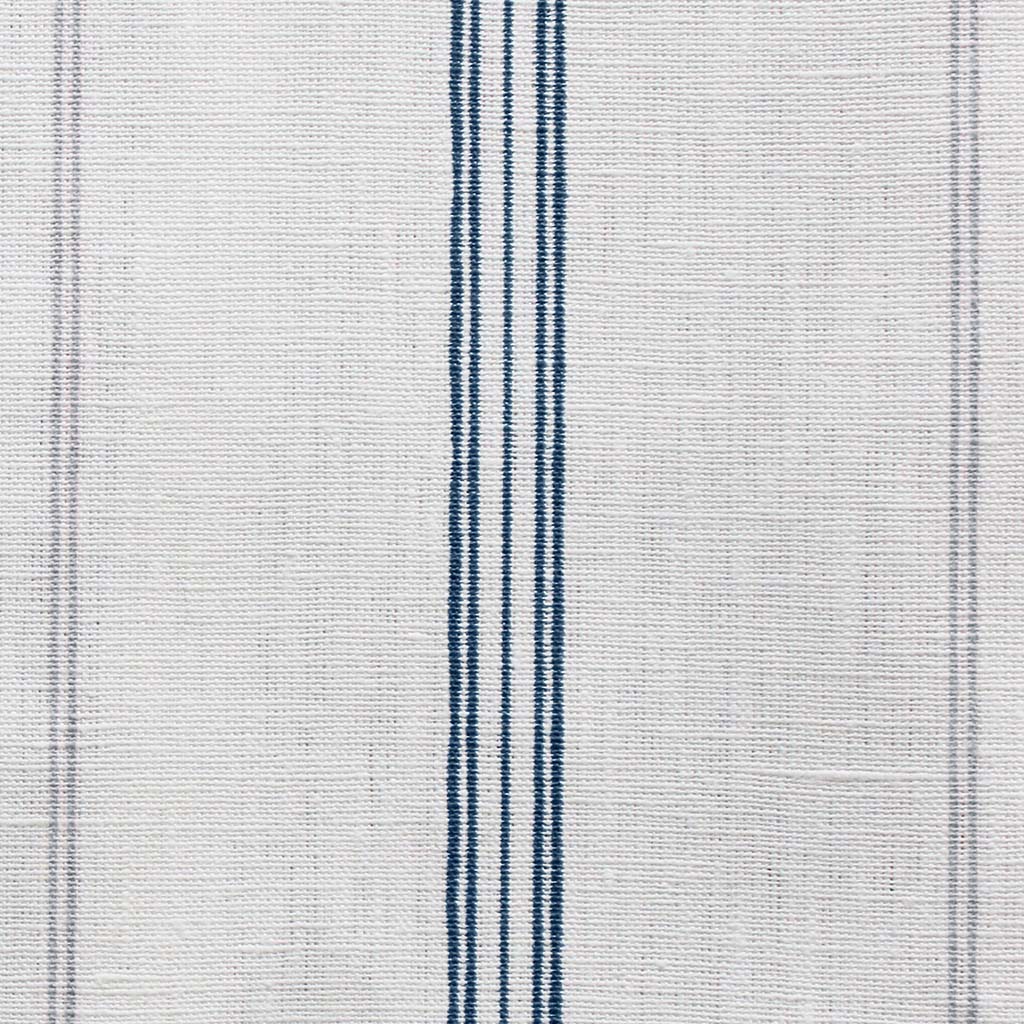 Elise Ink-WHT - vertical two tone striped fabric.