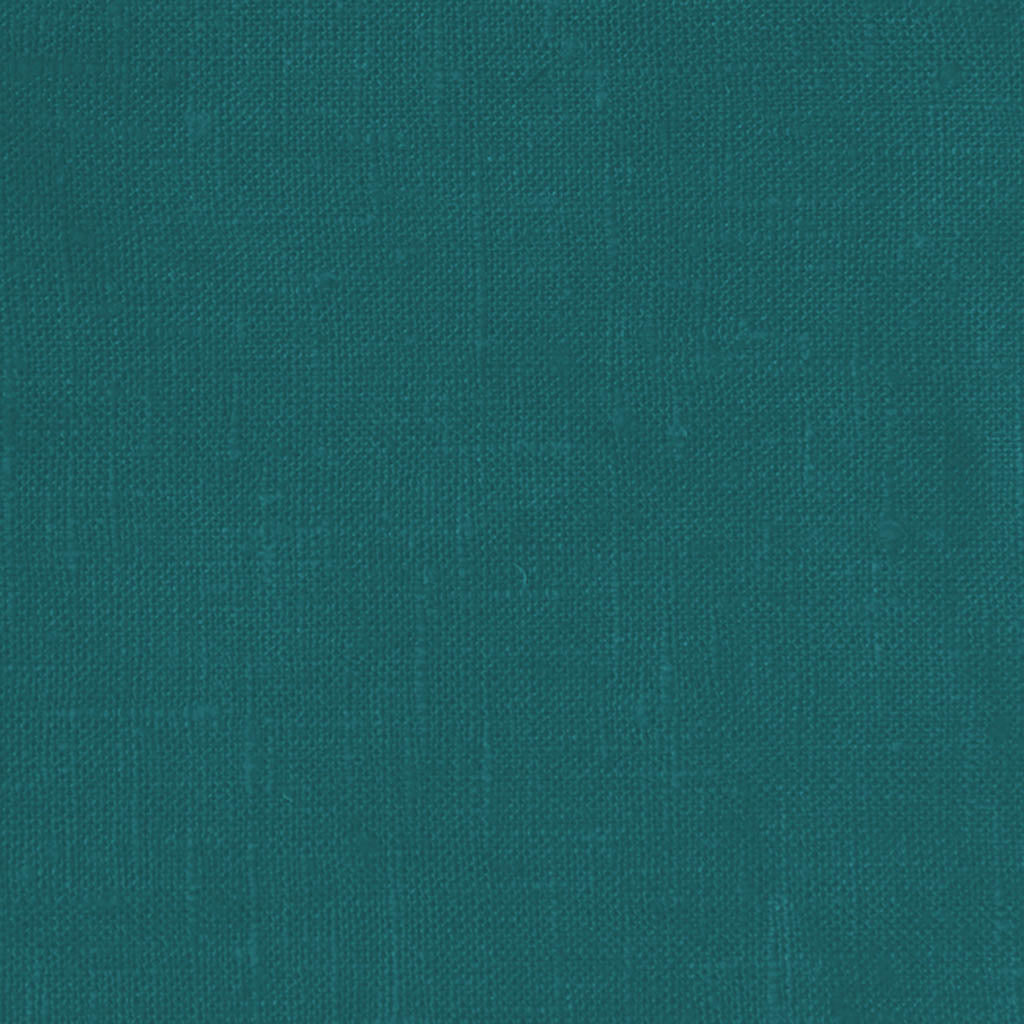 Linnea Capri Blue - Linen Fabric