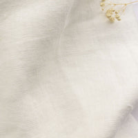 Carita Off-White 300cm - Double width White linen fabric