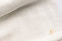 Carita Off-White 300cm - Double width White linen fabric for curtains
