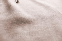 Pale Pink 100% Linen Fabric - close-up - Charlotte Powder Pink