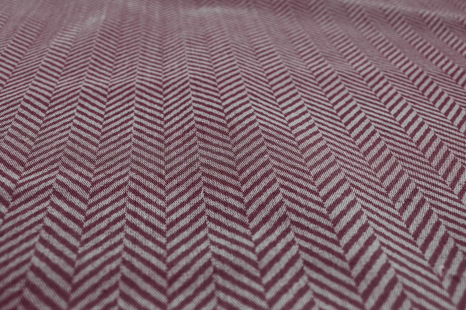 Hugo Cherry Curtain fabric, abstract red herringbone pattern