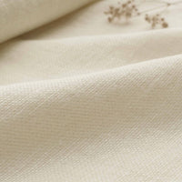 Cream Heavy Linen - curtain fabric and upholstery fabric 100% linen. Greta Oyster.