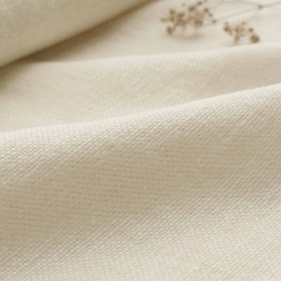 Cream Heavy Linen - curtain fabric and upholstery fabric 100% linen. Greta Oyster.
