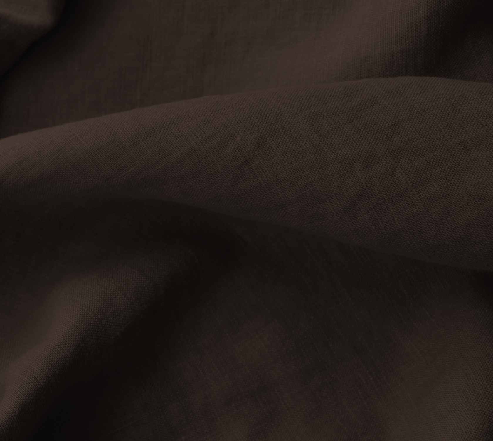 Bea Dark Chocolate - Linen fabric for linen curtains and linen blinds.