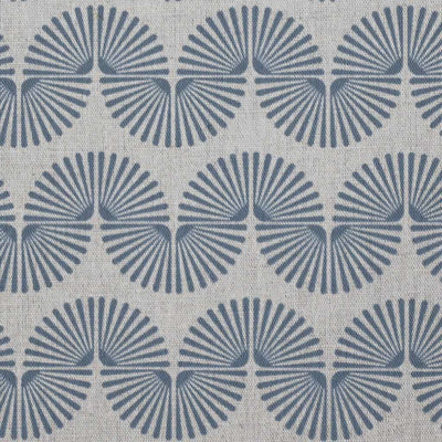 Ofira Denim - Curtain fabric with Blue abstract print