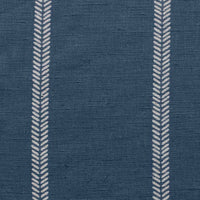 Rana Denim- Blue curtain fabric with hand drawn stripes