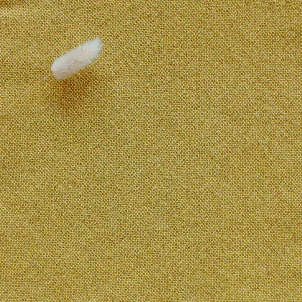 Mustard Yellow - Pre-washed linen upholstery fabric. Ideal for warm curtains and blinds.