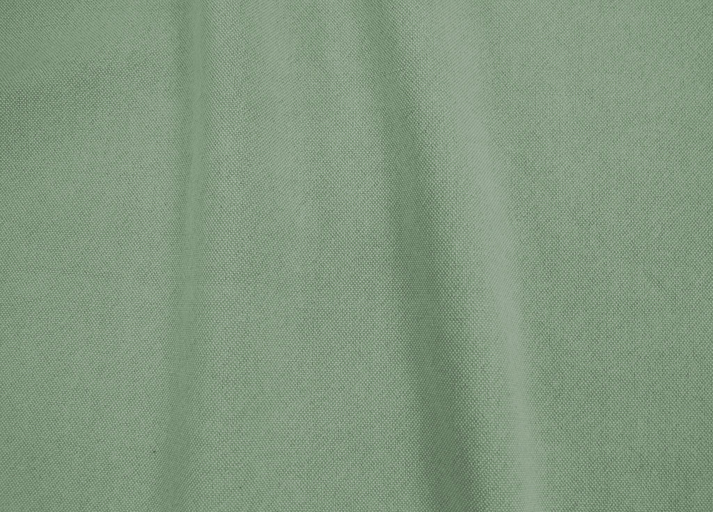 Dinah Sage Green - Sage Green colour Linen Mix fabric for warm curtains, blinds and upholstery.