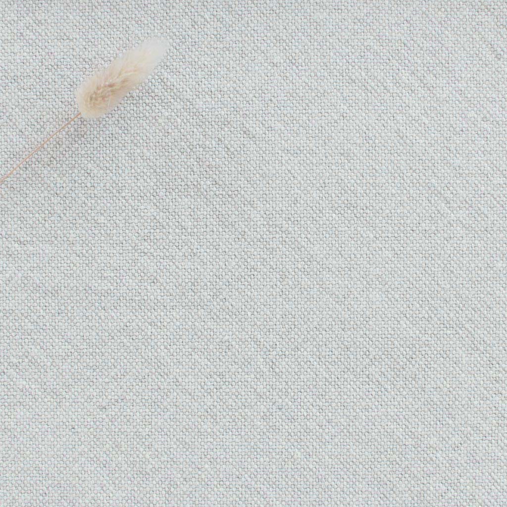 Dinah Winter Fog - Pre-washed Linen upholstery fabric. Ideal for warm curtains and blinds.