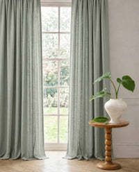 Duck egg Blue Linen Curtains with cotton lining. Made of soft Linen Cotton. Enni Duck Egg by Ada & Ina