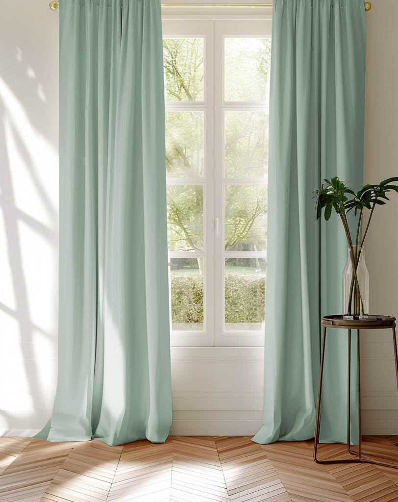 Made to measure curtains, Duck Egg Blue