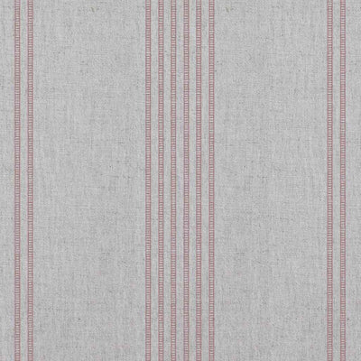 Brea Dusty Pink - Natural fabric with Striped Pink print