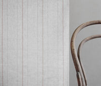 Inari Dusty Pink - Curtain fabric with Pink striped print