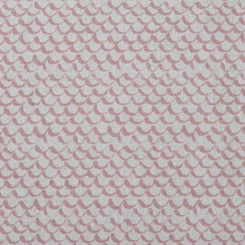 Jenna Dusty Pink - Curtain fabric with Pink abstract print