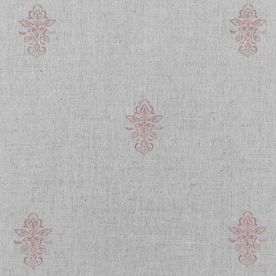 Lisana-NAT Dusty Pink - Curtain fabric with Pink abstract print