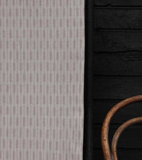 Milliie Dusty Pink - Curtain fabric, abstract Pale Pink geometric pattern
