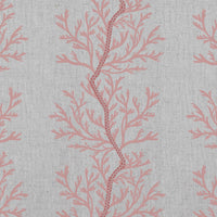 Galilea Dusty Pink-NAT - natural curtain fabric with Pink abstract print