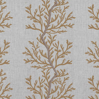 Galilea Sand-NAT - natural curtain fabric with Brown abstract print