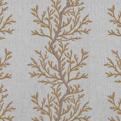 Galilea Sand-NAT - natural curtain fabric with Brown abstract print