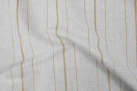 Inari Gold Rod- Curtain fabric with Yellow striped print