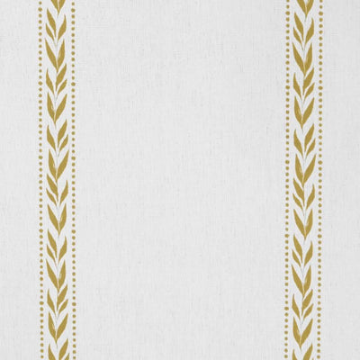 Helena Gold Rod - curtain fabric with Yellow striped print