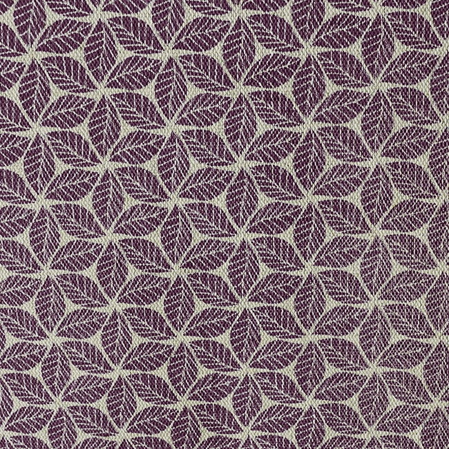 Saana Grape - Curtain fabric, abstract Purple geometric pattern