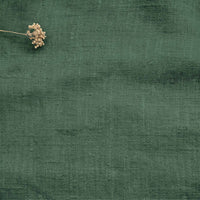 Green Linen fabric - pre-washed 100% linen. Bianco Bottle by Ada & Ina.
