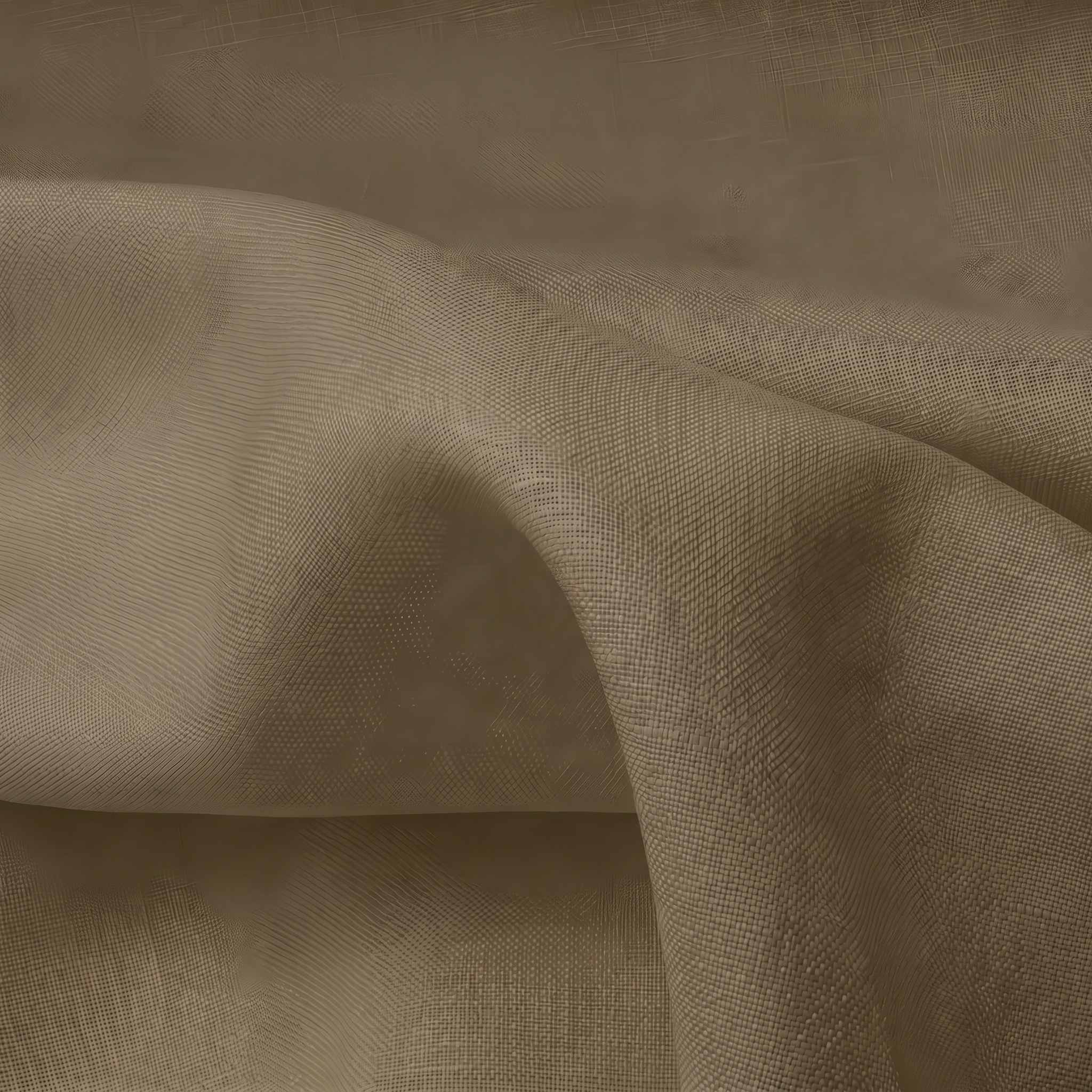 Khaki Green Linen fabric - 100% Linen. Linara Khaki by Ada & Ina