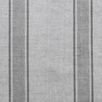 Bella Greige - Curtain fabric with Grey stripes