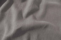 Greige Linen Cotton fabric. Very soft - close-up. Enni Greige by Ada & Ina