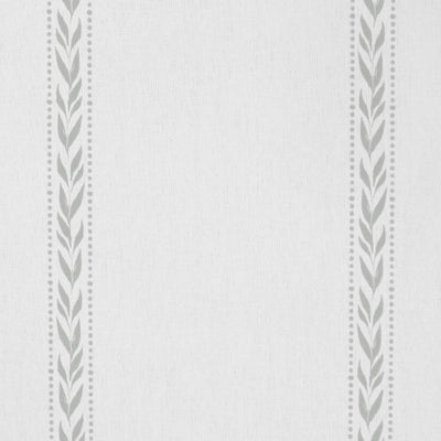 Helena Greige Clay - curtain fabric with Dusty Grey striped print