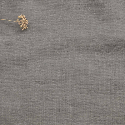 Grey Linen fabric - pre-washed 100% linen. Bianco Iron by Ada & Ina.