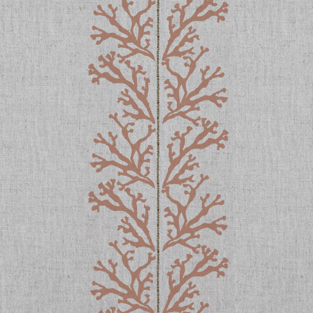 Hensley Pumpkin - Curtain fabric with Orange abstract print