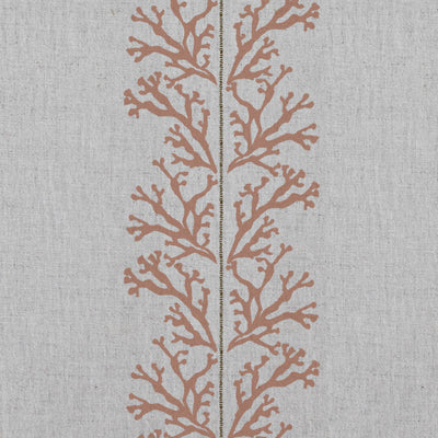 Hensley Pumpkin - Curtain fabric with Orange abstract print