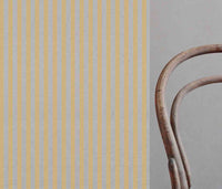 Liliana Honey-NAT - striped yellow patterned fabric for curtains and blinds