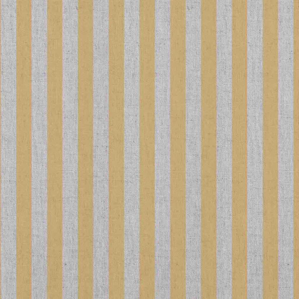 Liliana Honey-NAT - striped yellow patterned fabric for curtains and blinds