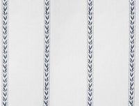 Helena Ink - curtain fabric with Dark Blue striped print